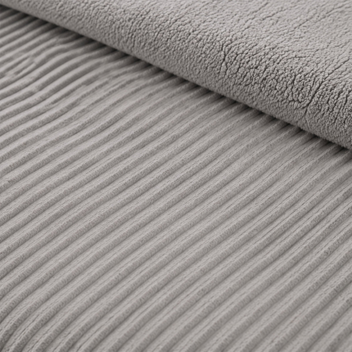 OLIVIA ROCCO Ribbed Fleece Reversible Teddy Duvet Set OEKO-TEX Certified Multiple Sizes
