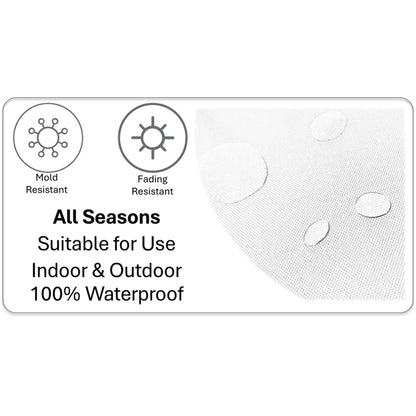 OLIVIA ROCCO Cushion Covers 43x43 cm Waterproof Breathable Outdoor Indoor Use Milano