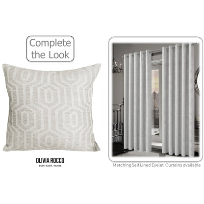 OLIVIA ROCCO Paris Cushion Covers 2 Pack Modern Natural Decorative Square Scatter