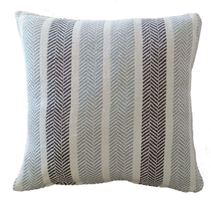 OLIVIA ROCCO Cushion Covers Striped Indian Cotton Indoor Outdoor With Discreet Zipper