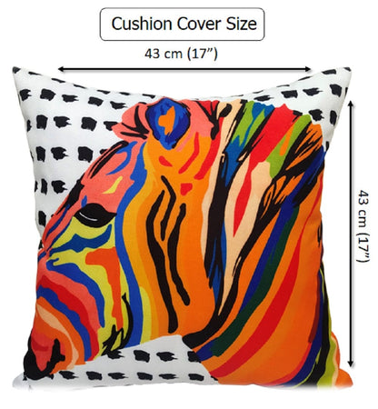 OLIVIA ROCCO Kampala Orange Waterproof Cushion Covers 43 x 43 cm Reversible Breathable