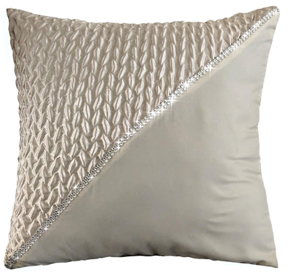 OLIVIA ROCCO Zenia Duvet Cover Set With Quilted Trim And Diamante Detailing For Luxurious