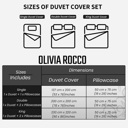 OLIVIA ROCCO Maine Check Fleece Duvet Cover Set Reversible With Pillowcases Super Soft
