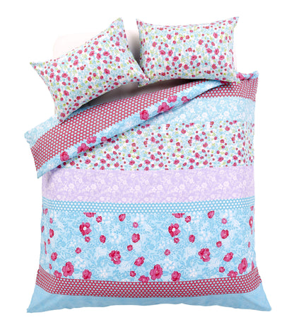 OLIVIA ROCCO Chelsea Floral Duvet Set Cotton-Rich Bedding In Single for Everyday Luxury Hotel-Style
