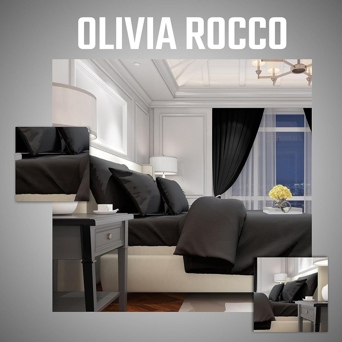 OLIVIA ROCCO Flannelette Brushed Cotton Easycare Fitted Sheets With Elastic Fit Design
