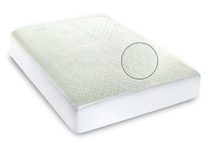 OLIVIA ROCCO Bamboo Quilted Waterproof Mattress Protector with Extra Deep Pocket Elastic