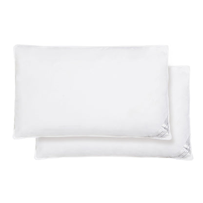 OLIVIA ROCCO 2 Pack Hypoallergenic Duck Feather And Down Pillows Hotel Quality Comfort