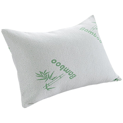 OLIVIA ROCCO Bamboo Memory Foam Pillow Hypoallergenic Cooling Luxury Fibre Filling