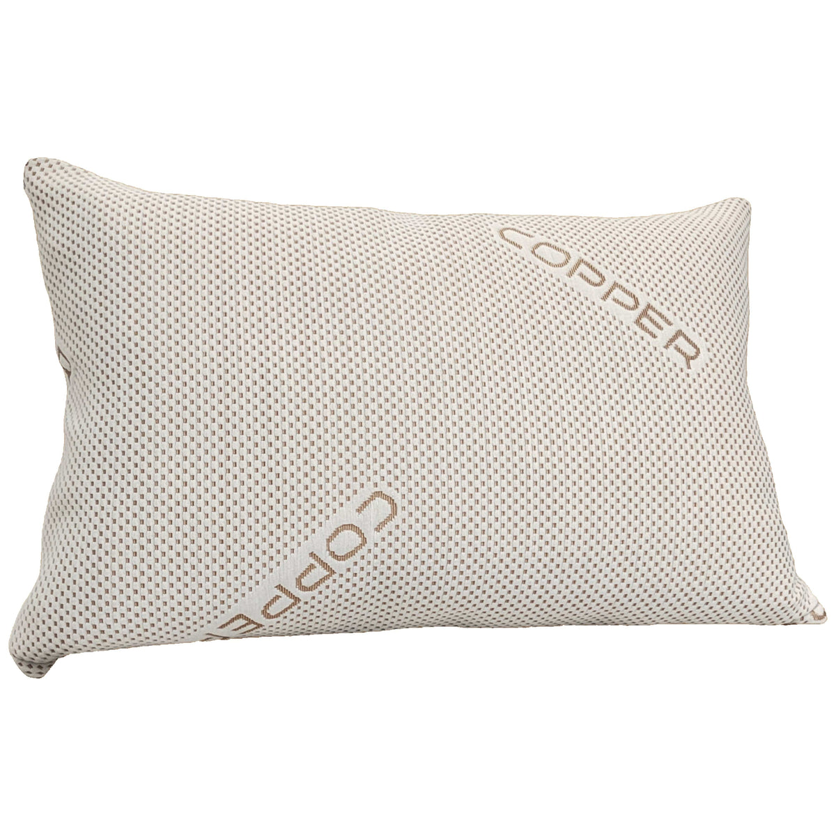 OLIVIA ROCCO Copper Infused Memory Foam Pillow For Skin Health Hypoallergenic Super Soft Hotel-Style Comfort