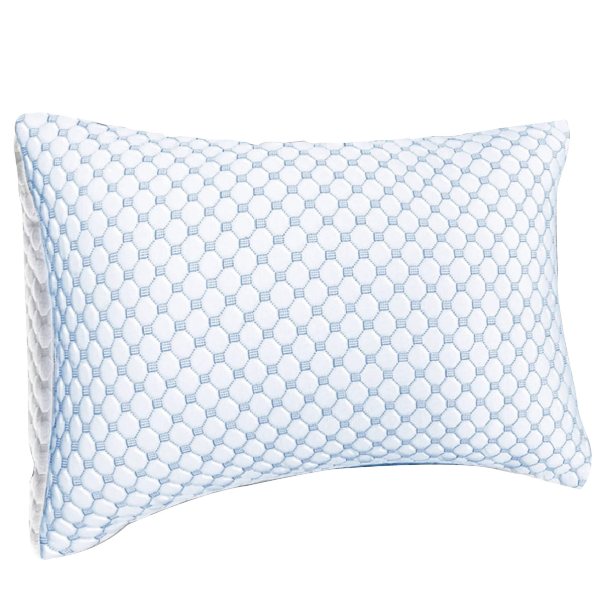 OLIVIA ROCCO Ice Cool Hypoallergenic Cooling Memory Foam Pillow for Cold Night Comfort