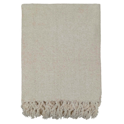 OLIVIA ROCCO Chenille Tassel Throw Blanket for Couch Sofa Chair Bed All-Season Cosy Sofa and Bedroom Layering