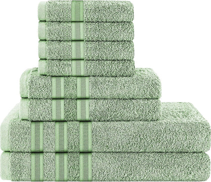 OLIVIA ROCCO Ritz Viscose Stripe Towels Super Soft Cotton Highly Absorbent Jumbo Bath
