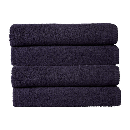 OLIVIA ROCCO Pack Of 4 Large Quick-Drying Indus Valley Cotton Bath Sheets 80x140cm