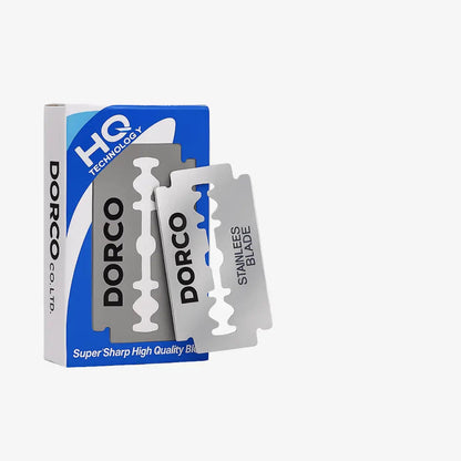 DORCO Stainless Steel Double Edge Razor Blades 10 Pack